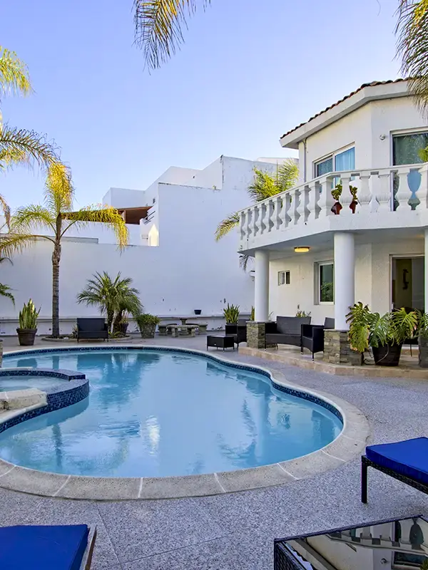 Pool and Exterior balcony